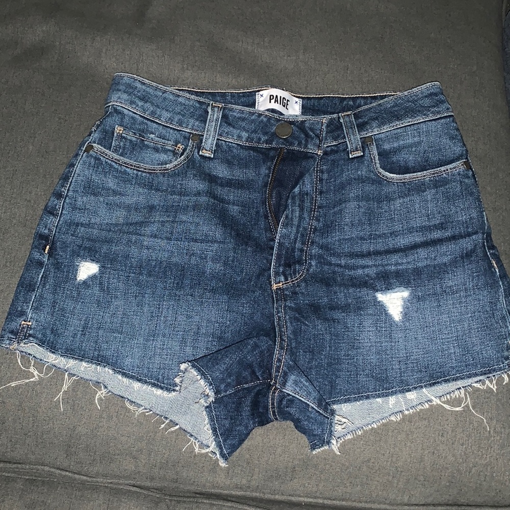 Paige High Waisted Shorts Size 27